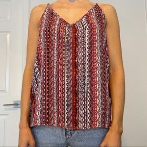 BOUTIQUE PATTERNED TANK TOP